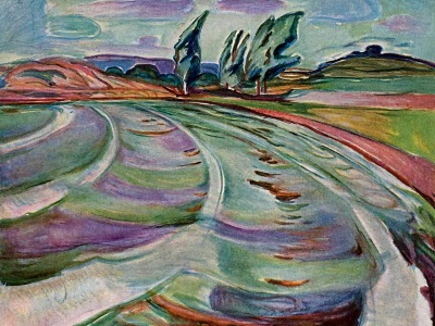 wind and water by Edvard Munch